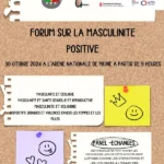 EN ROUTE VERS LE FORUM SUR LA MASCULINITE POSITIVE